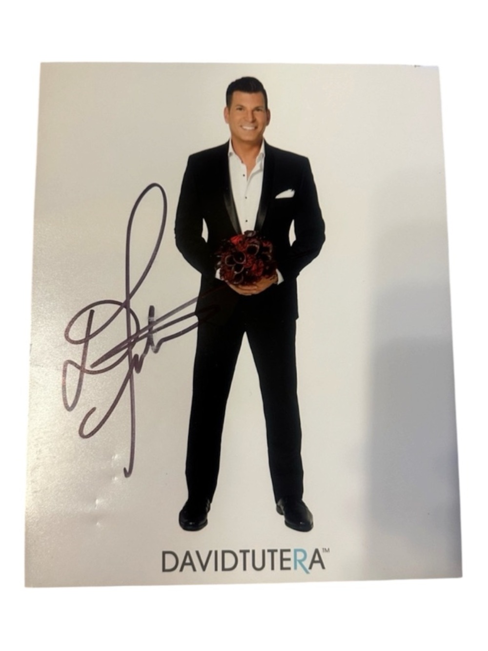 David Tutera autographed poster